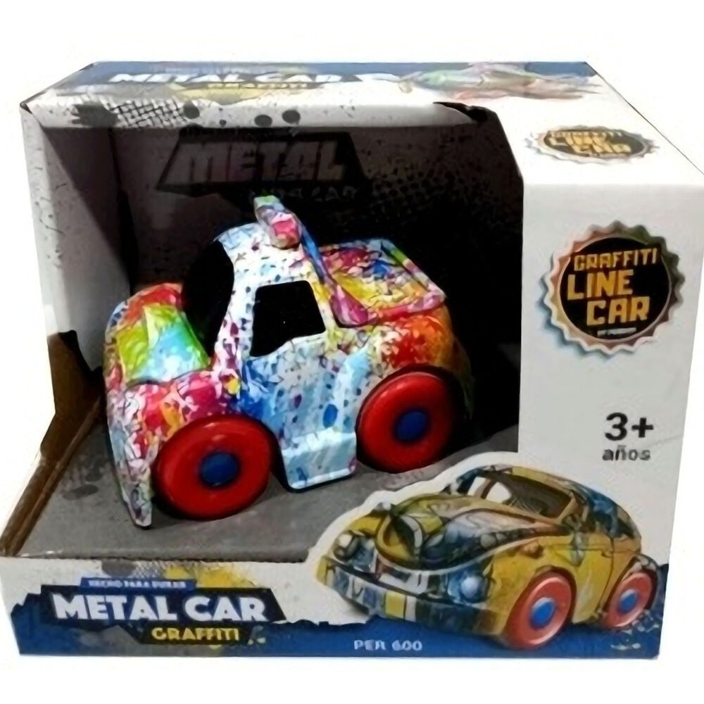 Auto | Camioneta | Moto Metalico Graffiti Juguete Fricci&oacute;n image number 15.0