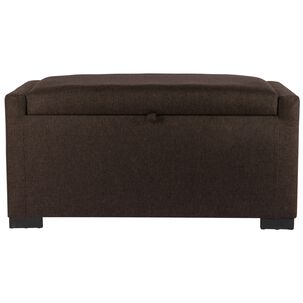 Banqueta Con Baúl Leyzy Café Moro Omega 40x55x105 Cm Máxima Design
