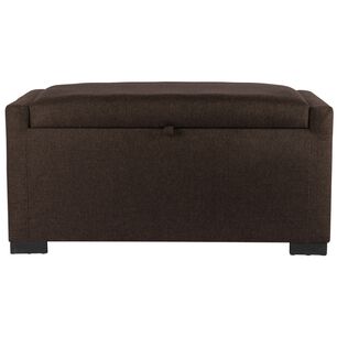 Banqueta Con Ba&uacute;l Leyzy Caf&eacute; Moro Omega 40x55x105 Cm M&aacute;xima Design