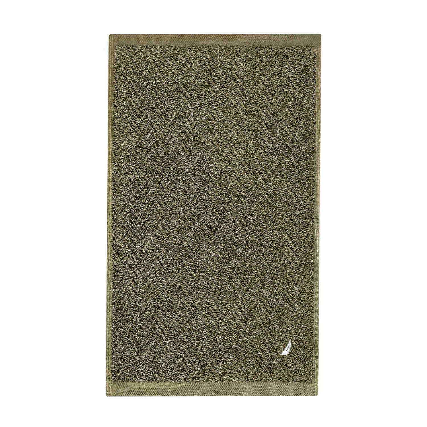 Toalla De Cara Vis Nautica 100% Algod&oacute;n 30x50cm Pieles Sensibles Verde image number 3.0