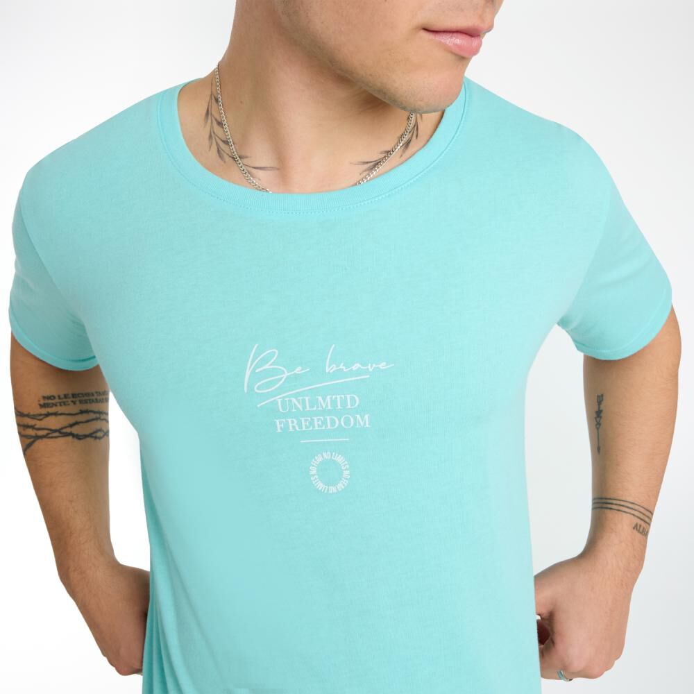 Polera Slim Manga Corta Cuello Redondo Hombre Skuad image number 4.0