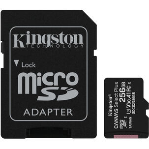 Micro Sd Kingston 256gb Clase 10 + Adaptador