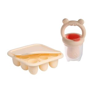 Chupete Fruta Bebe Mordedor Rasca Encia + Molde Para Helados