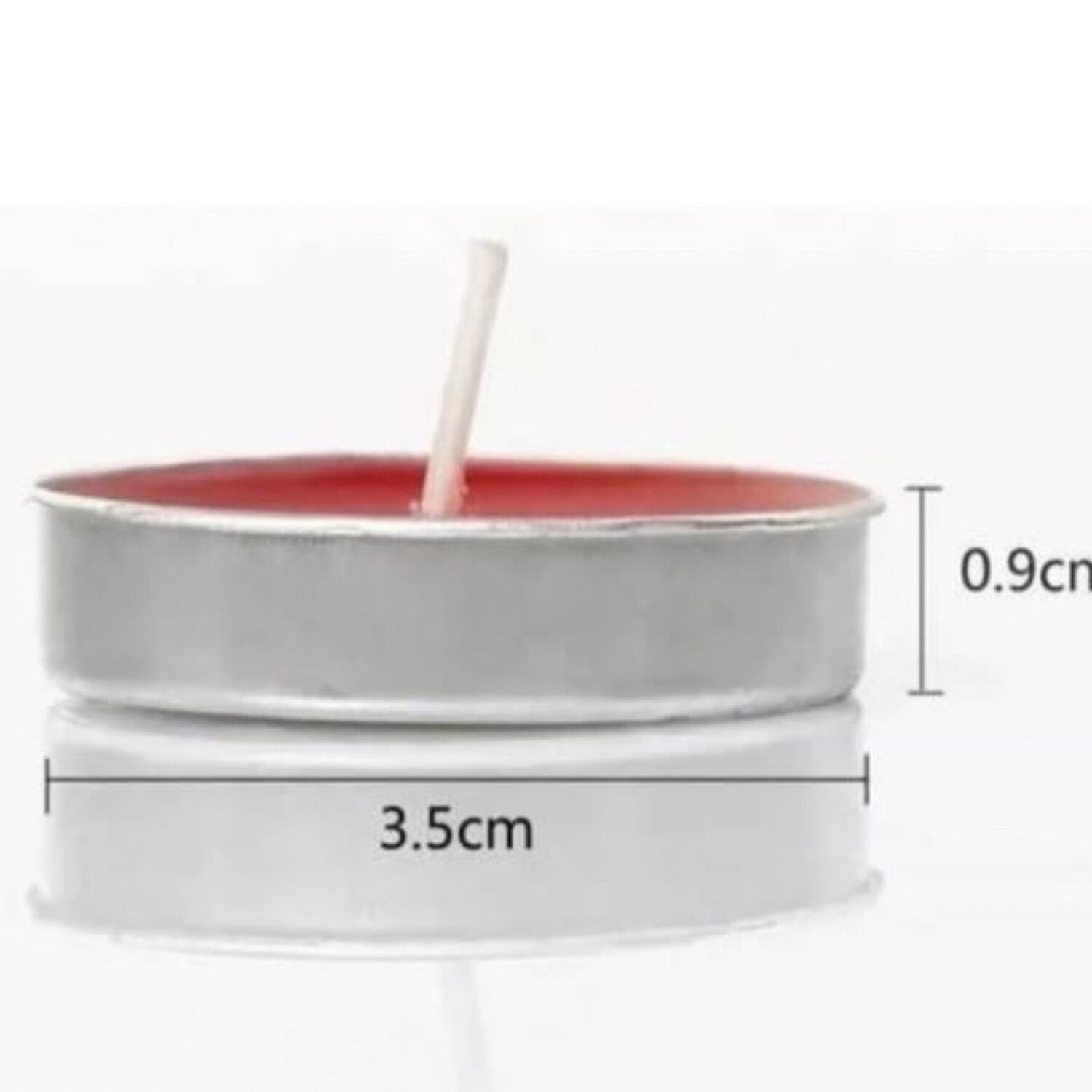 Set 50 Velas Flotantes Decorativas Blancas image number 1.0