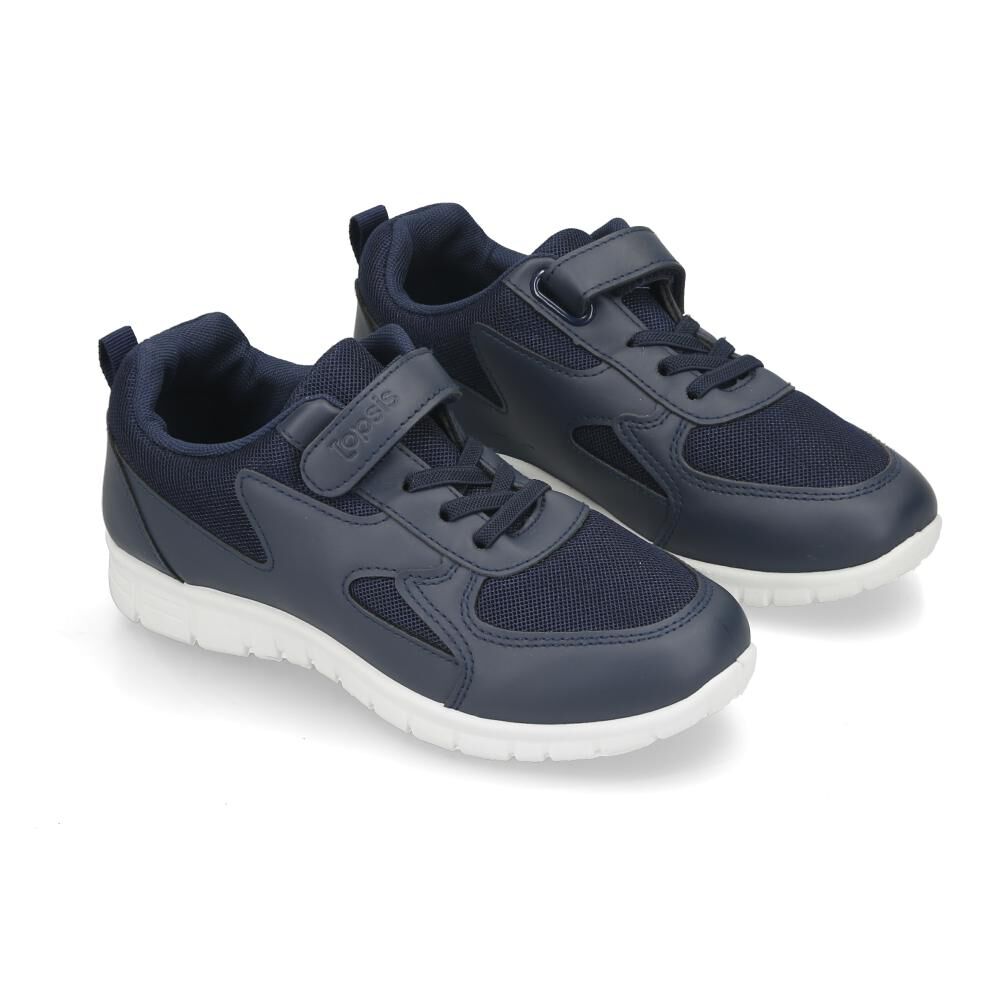 Zapatilla Infantil Niño Topsis Navy image number 1.0