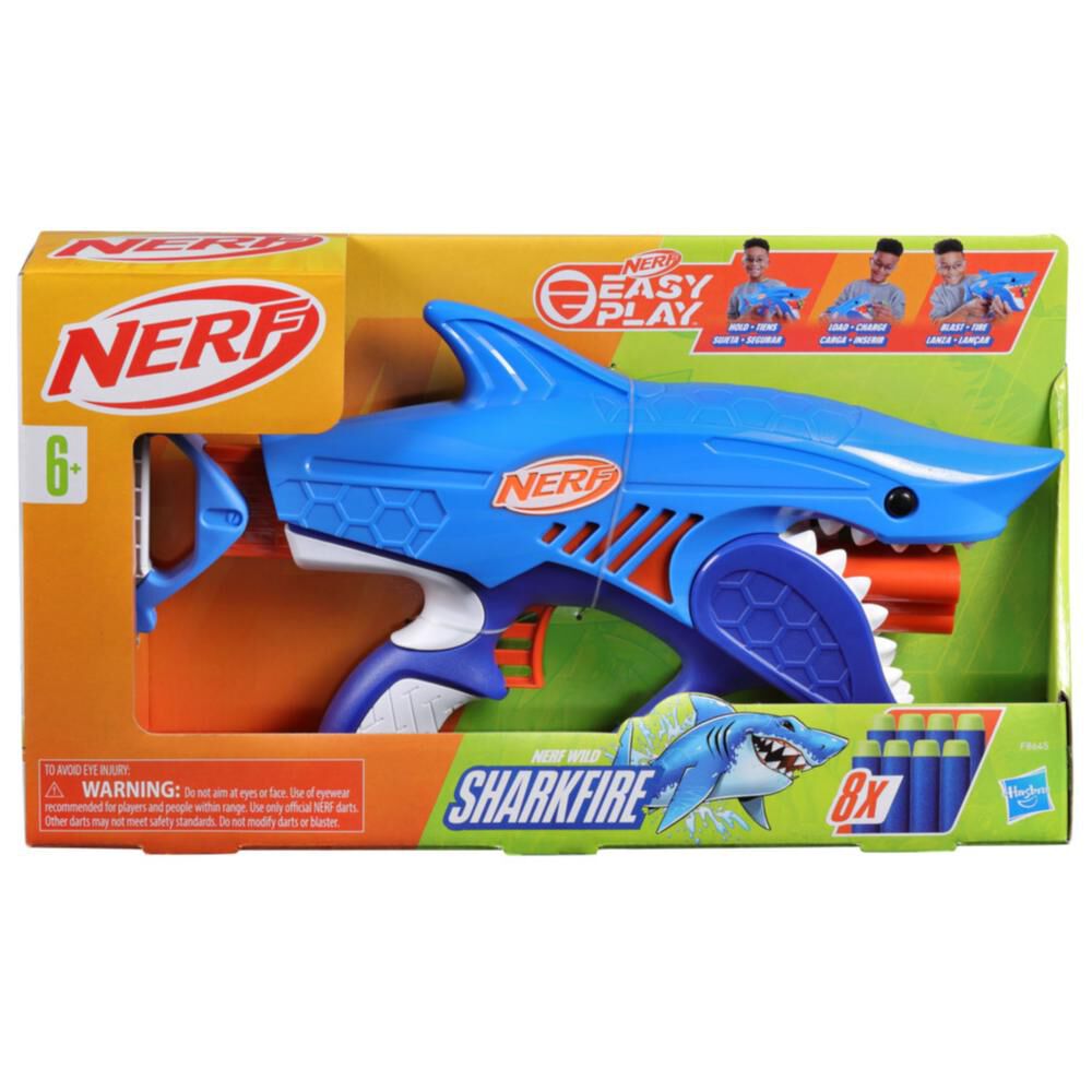 Lanzador Nerf Wild Sharkfire image number 6.0