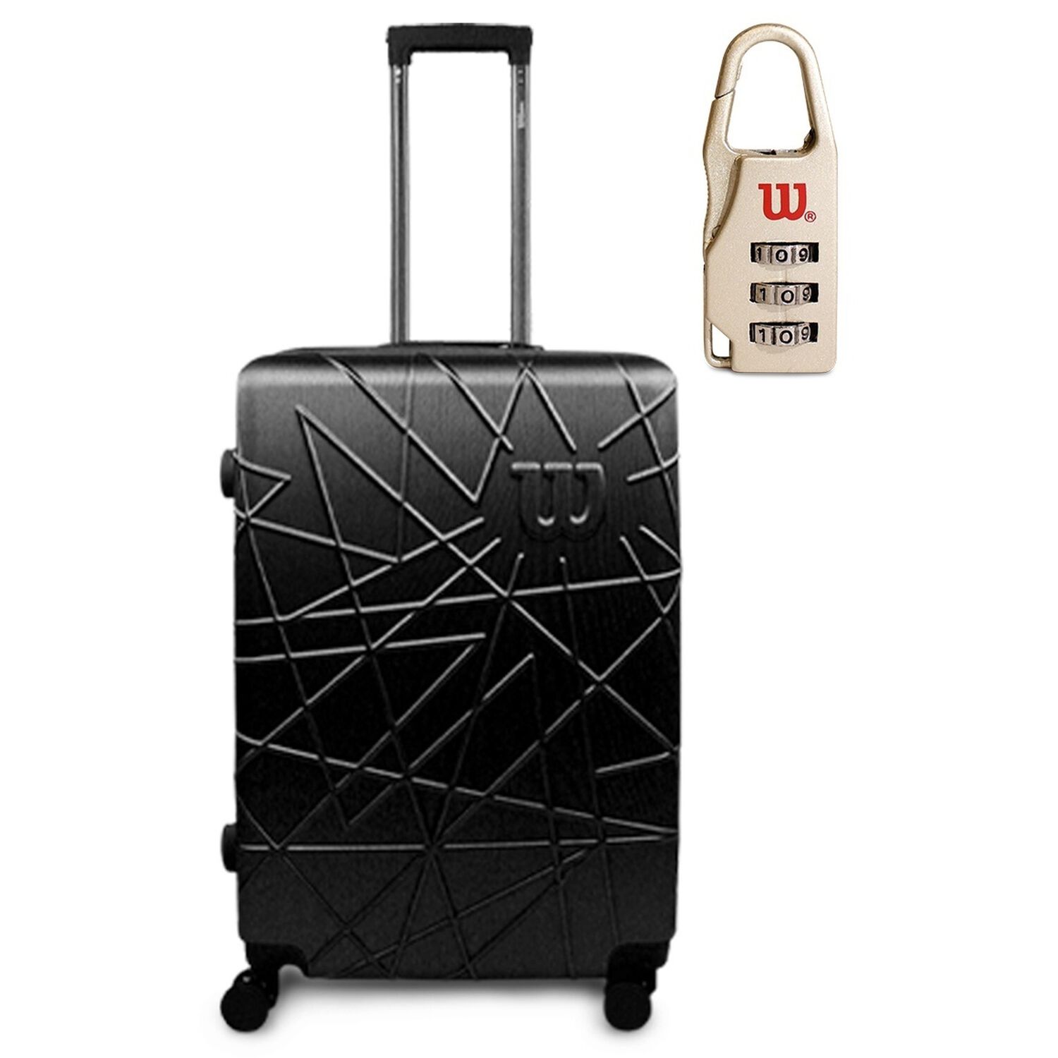 Set 3 Maletas East Coast Negra S+m+l Wilson image number 4.0