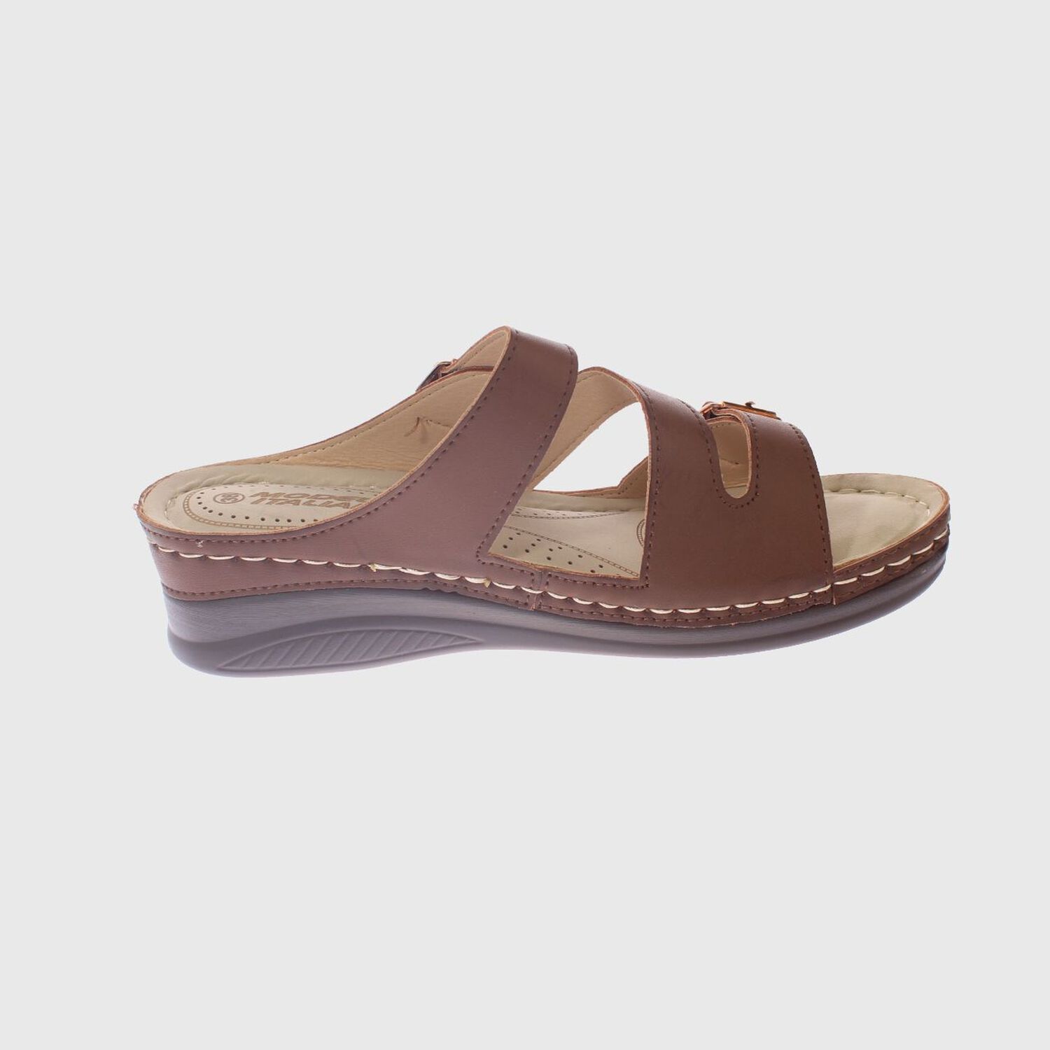 Sandalia Confort Caf&eacute; Modelo Italiano Art. 5ask76616brown image number 3.0