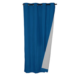 Set 2 Cortinas Bout Microfibra Azul
