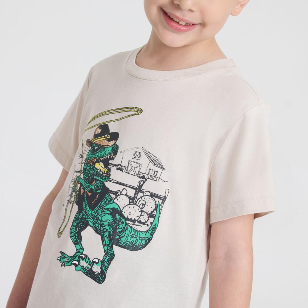 Polera Manga Corta Cuello Redondo Niño Topsis image number 4.0