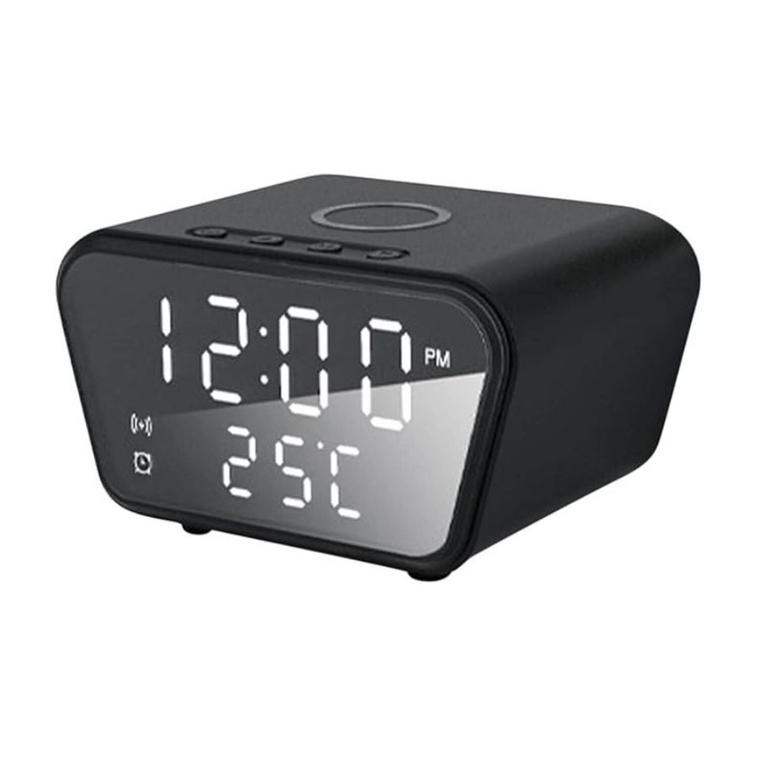 Reloj Despertador Con Cargador Inal&aacute;mbrico Y Term&oacute;metro image number 1.0