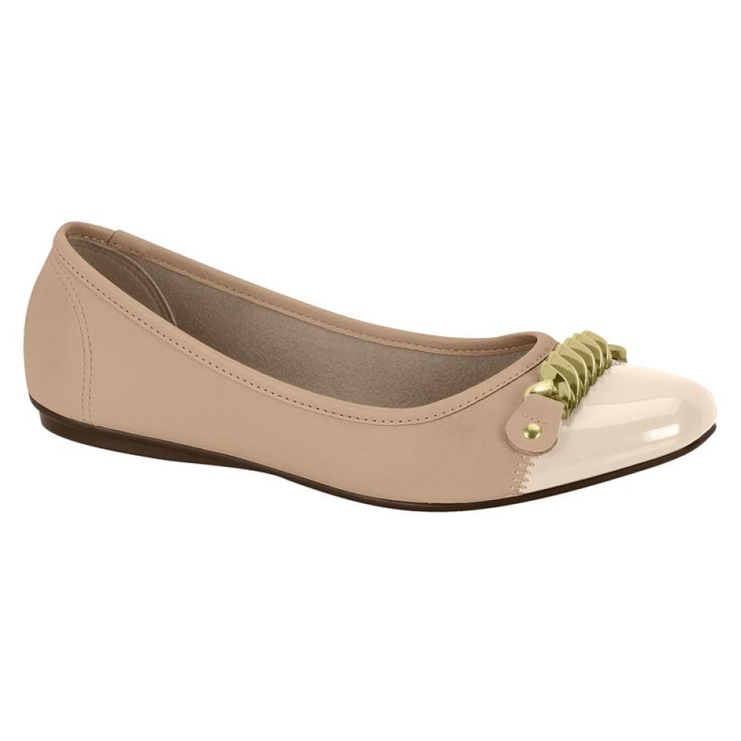 Ballerina Mujer Beira Rio Beige image number 0.0