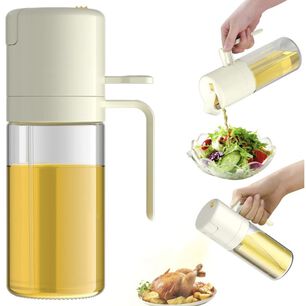 Aceitera Spray Rociador Aceite Vinagre Botella De Vidrio