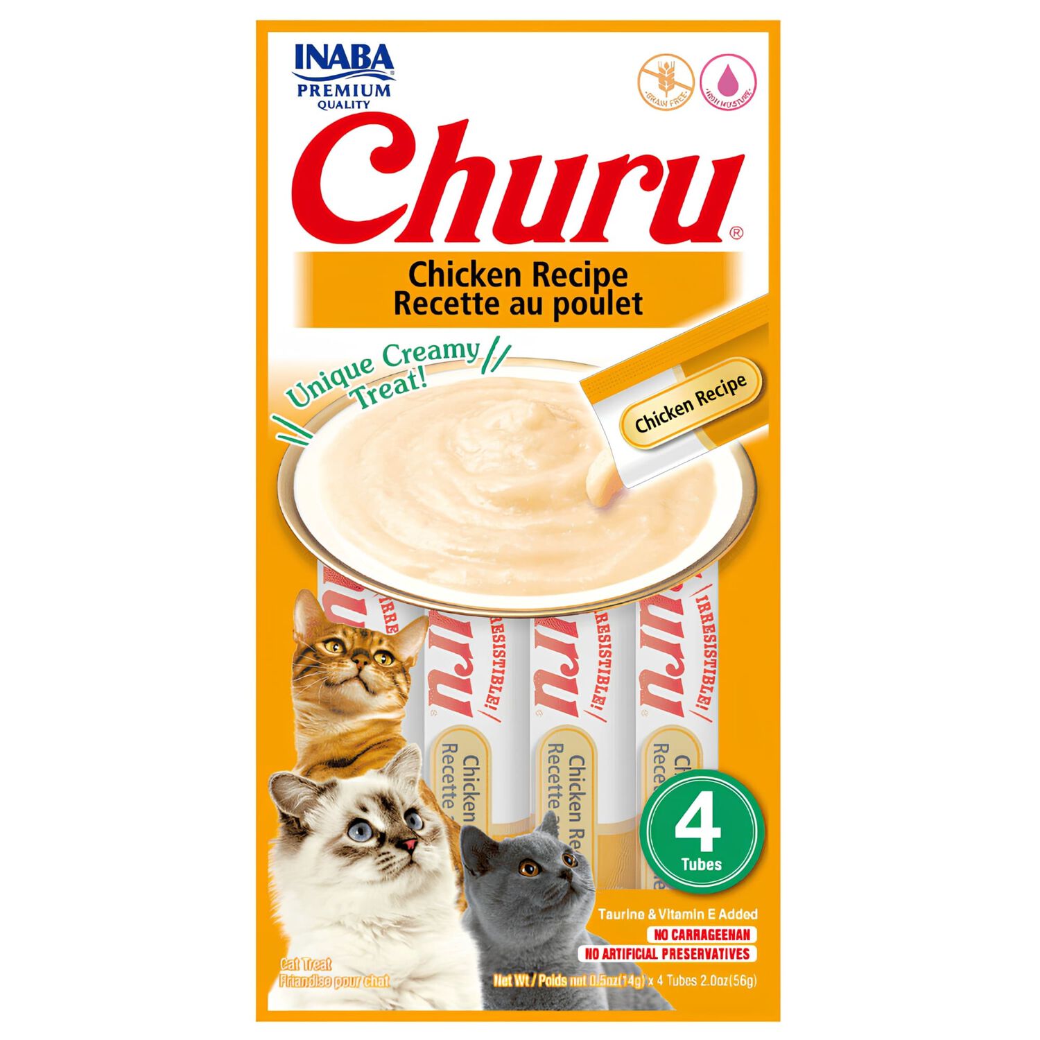 Churu Gato Sabor Pollo 4 Unidades image number 0.0
