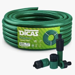 Manguera Jard&iacute;n Reforzada 1/2 Pulgada 30 Mts Mas Accesorios