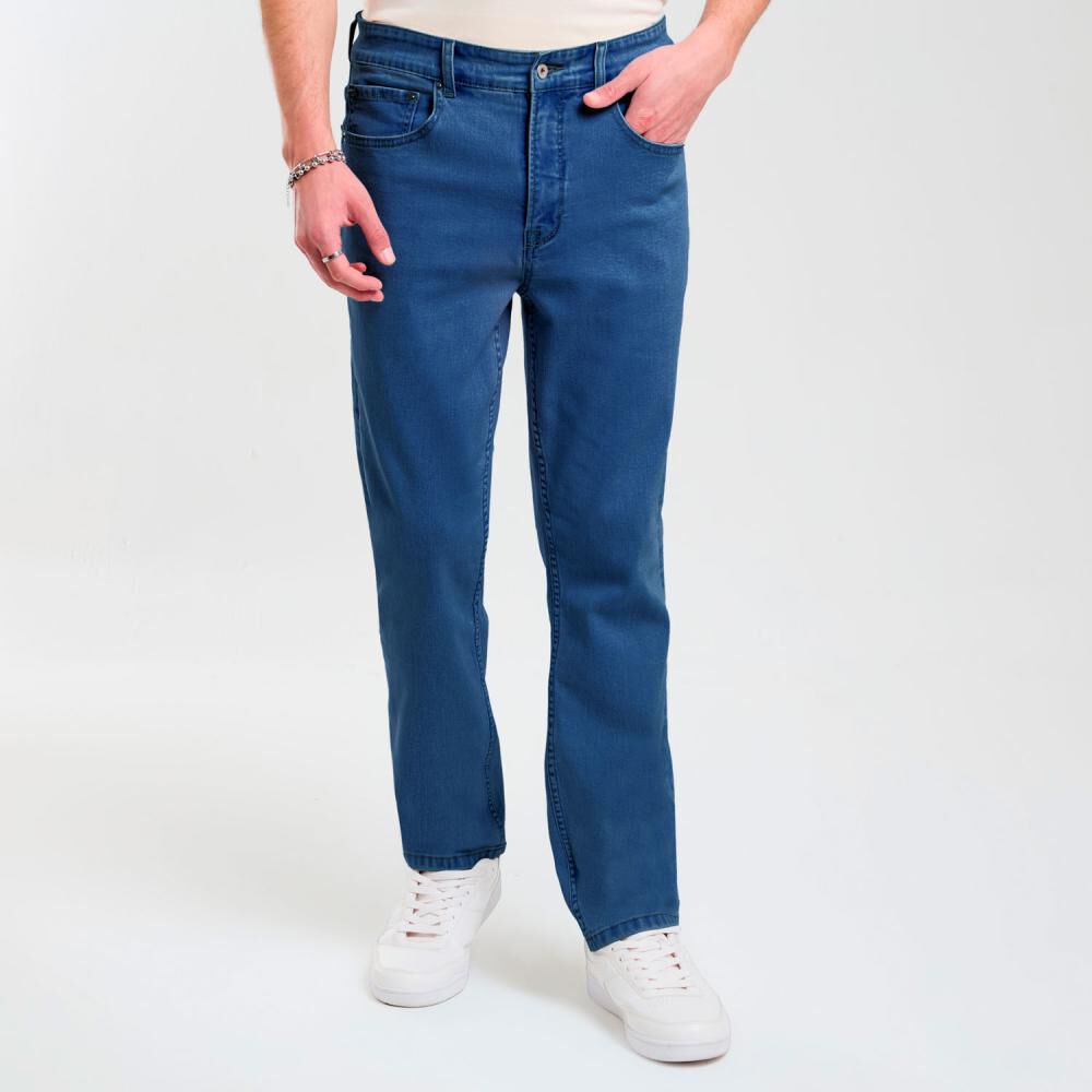 Jeans Tiro Medio Slim Hombre Skuad image number 0.0
