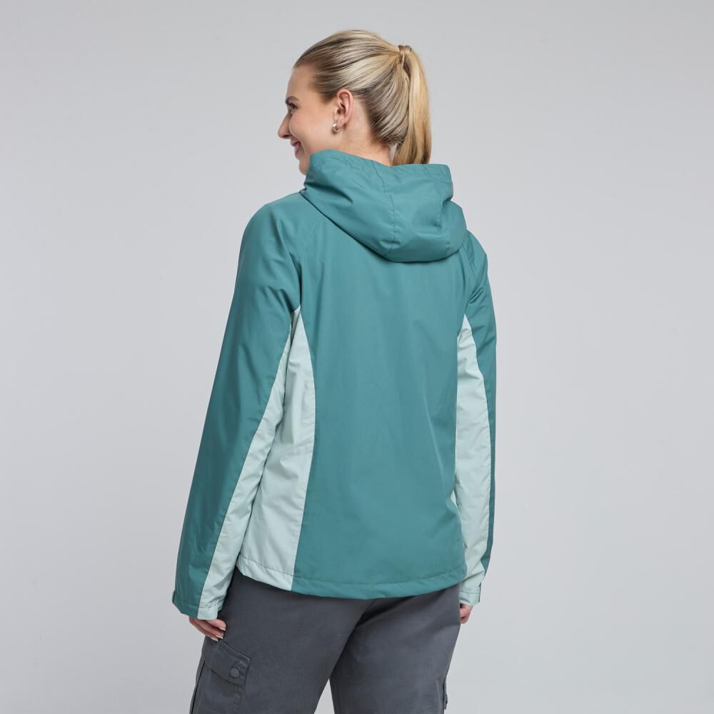 Chaqueta Deportiva Boque Color Cuello Alto Con Capucha Mujer Wetland image number 3.0