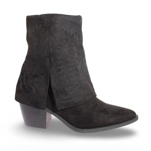 Bota Country Negra V&iacute;a Franca Art. 5xzn10391ablack