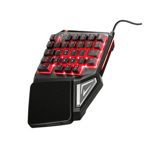 Teclado De Una Mano Anti-ghosting Full Rgb Trust Gxt 888 Assa
