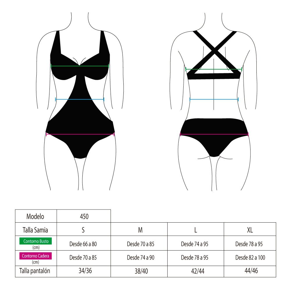 Trikini Con Vuelos Negro image number 3.0