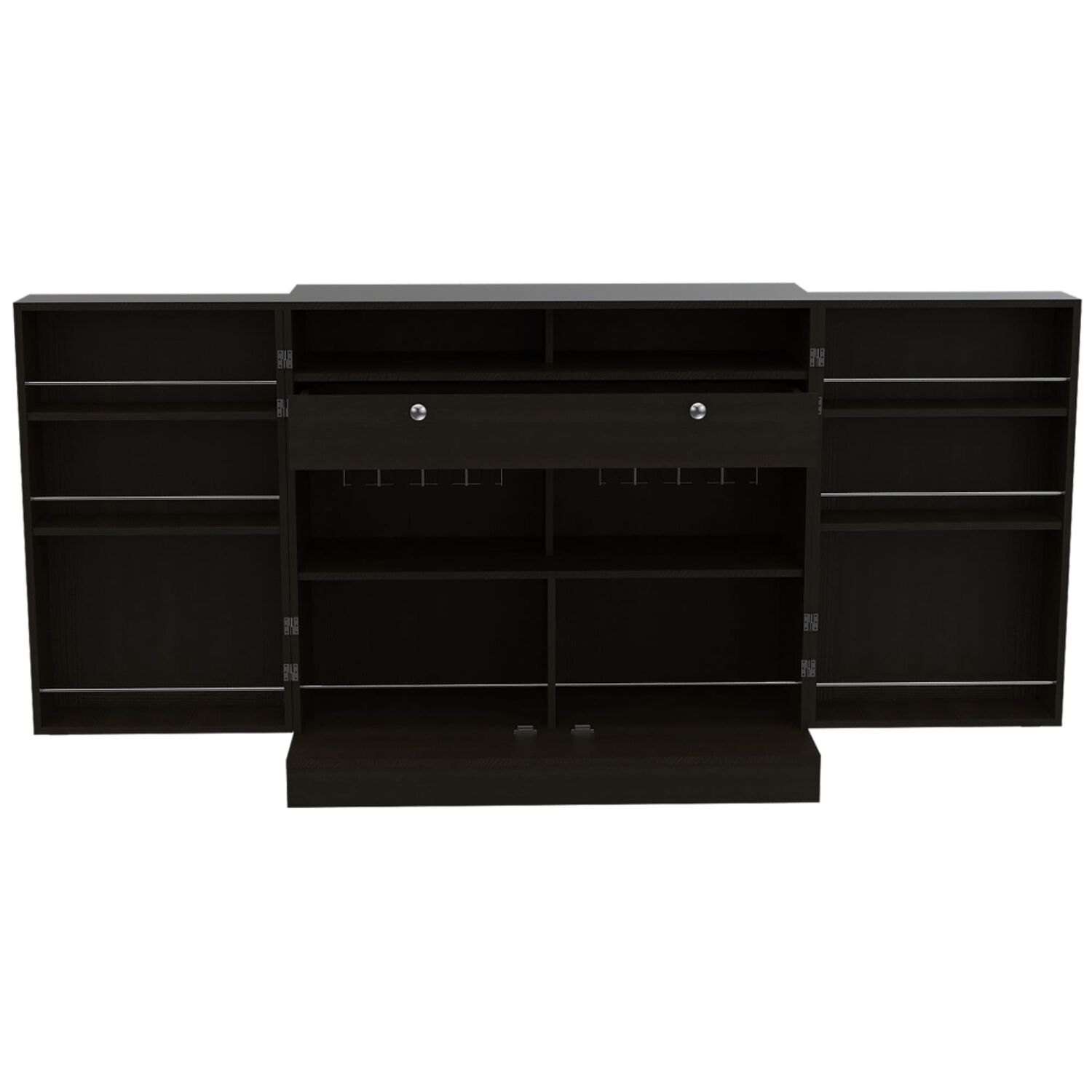 Bar Extensible 2 Puertas 1 Cajon Fm-011n Negro image number 3.0
