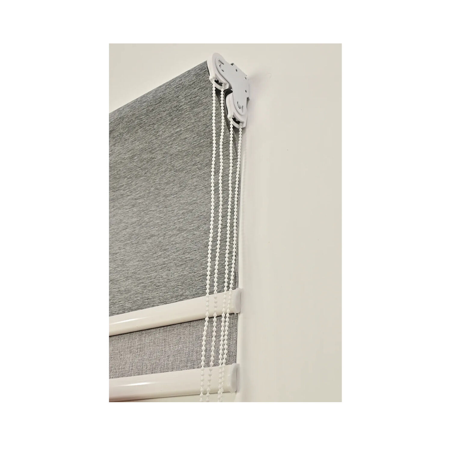 Cortina Roller Blackout Doble Tela Sin Cenefa 140x200 Gris image number 2.0