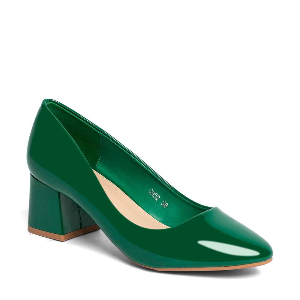 Zapatos Taco Verde Oficina Weide Gh52 image number 2.0