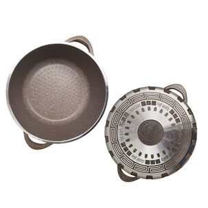 Bater&iacute;a De Cocina 10 Piezas Altas Granito Antiadherente Cafe