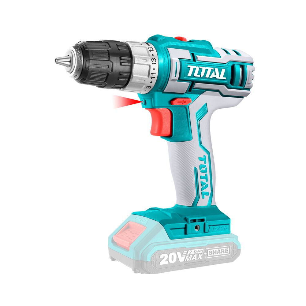 Kit Taladro Y Rotomartillo Inalámbrico 20v Total image number 2.0