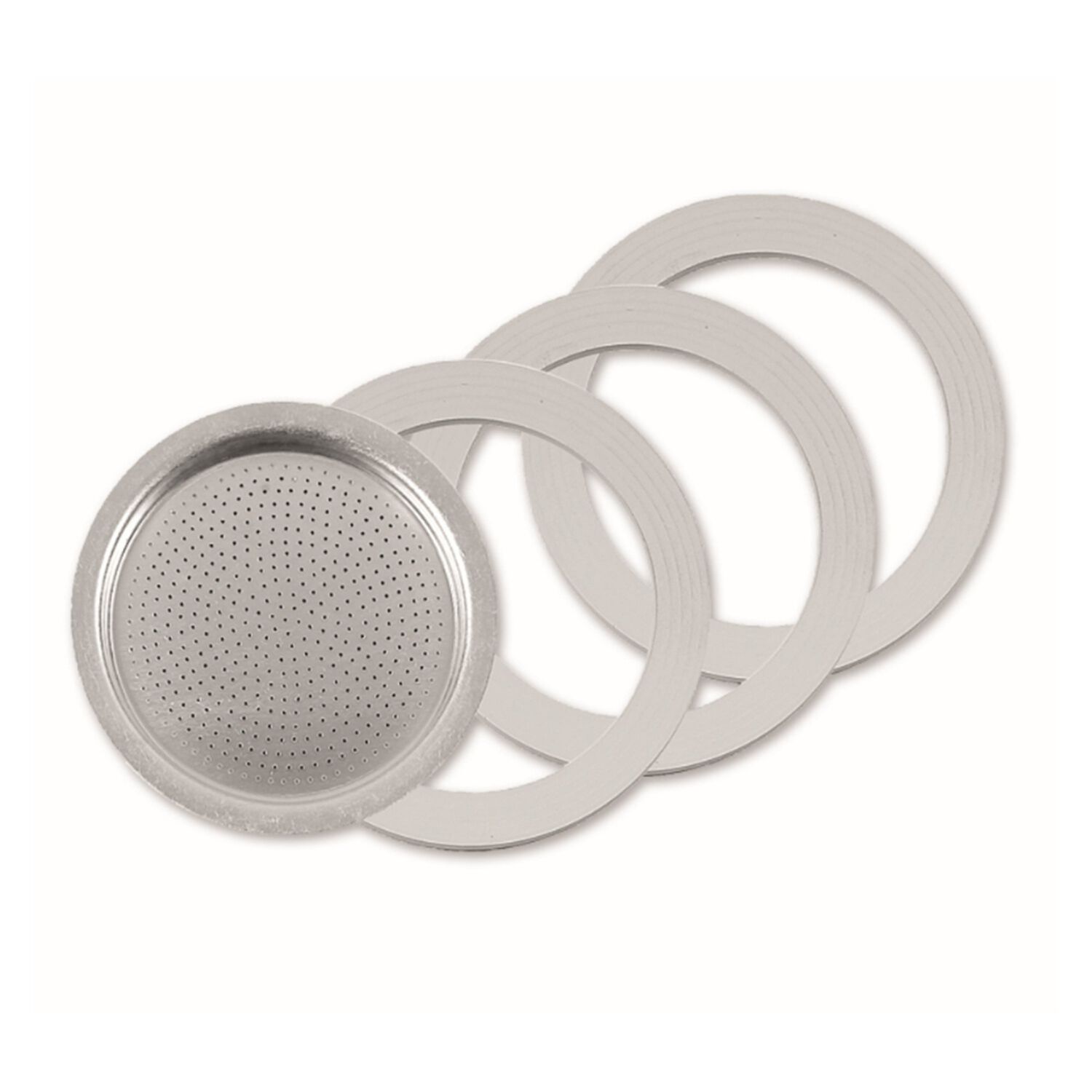 Filtro Acero Inox-2 Juntas Silicona-cafetera 10 Tazas Steel Express image number 0.0