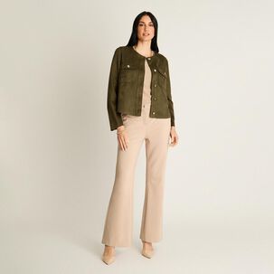Chaqueta Cuello Redondo Mujer Lorenzo Di Pontti
