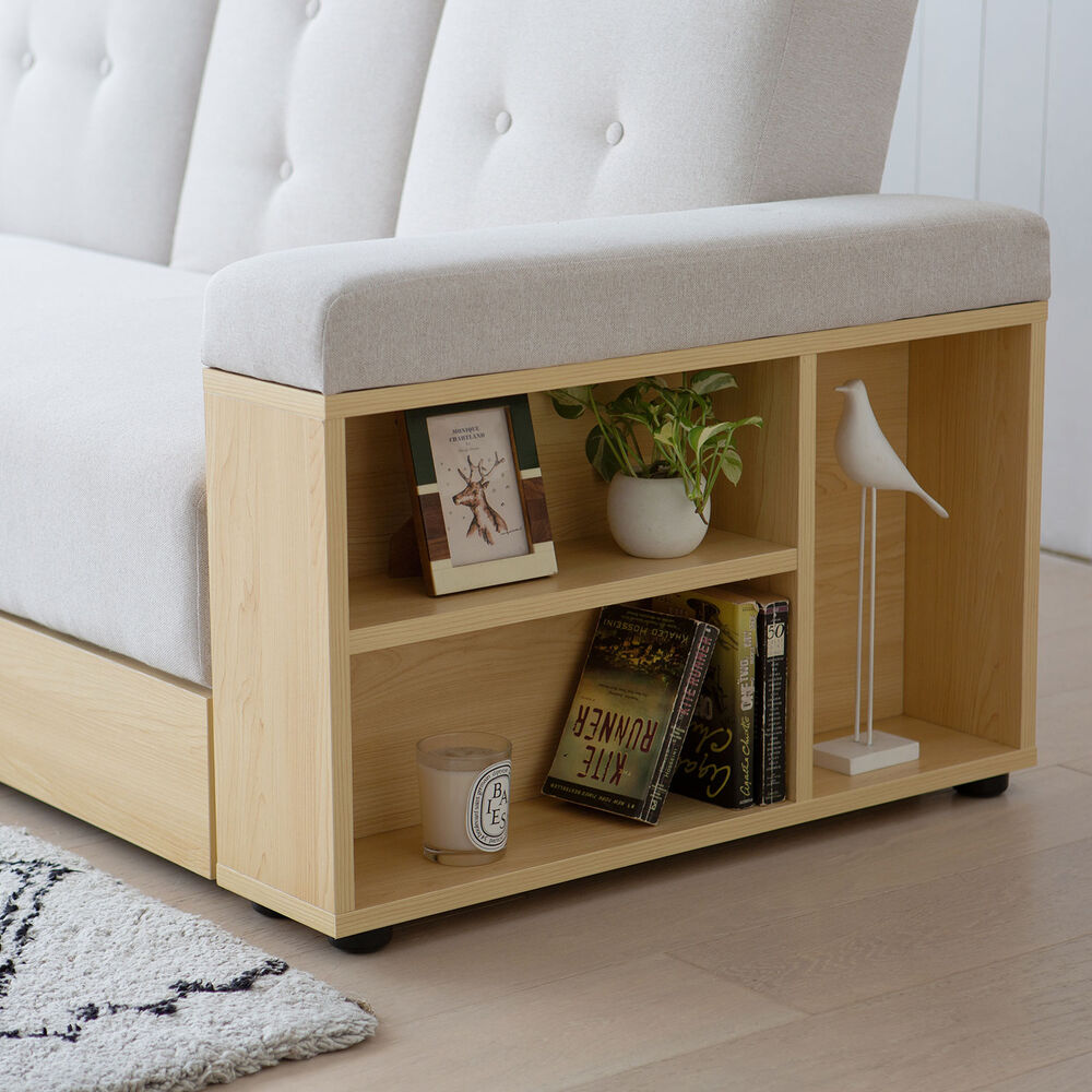 Sof&aacute; Cama Modular Alaska Beige 3 Cuerpos image number 3.0