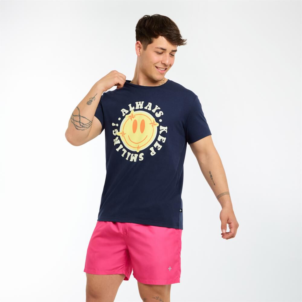 Polera Estampada Manga Corta Cuello Redondo Hombre Skuad image number 2.0