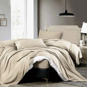 Juego De Sabanas 1.5p Beige