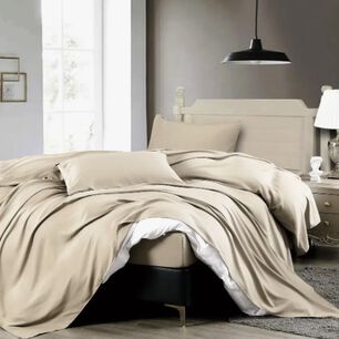 Juego De Sabanas 1.5p Beige