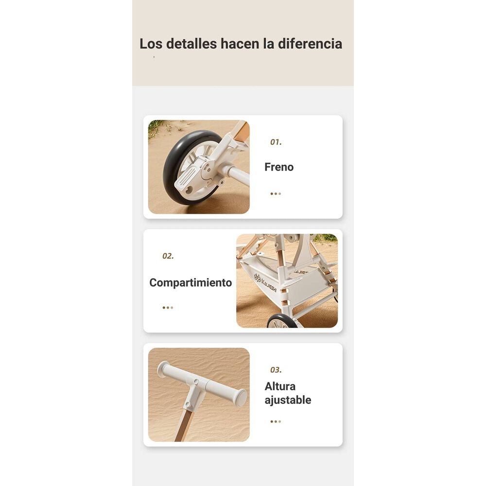 Coche De Paseo &Uacute;ltra Compacto Lubabycas Negro image number 6.0