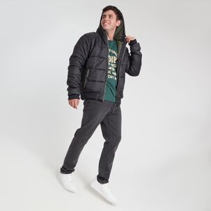 Parka Lisa Slim Cuello Alto Con Capucha Hombre Skuad