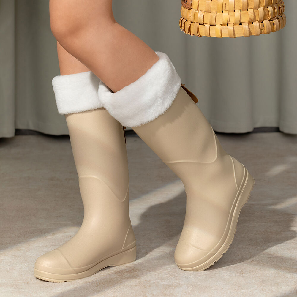 Bota De Agua Mujer Pvc Impermeable Casual Comodo Weide Gh160 image number 0.0