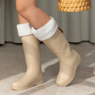 Bota De Agua Mujer Pvc Impermeable Casual Comodo Weide Gh160