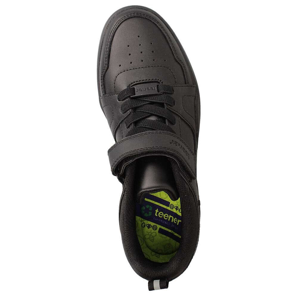 Zapatilla Escolar Niño Teener Negro image number 5.0