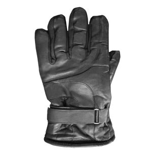 Guante Cuero Moto Gripe Deluxe Negro