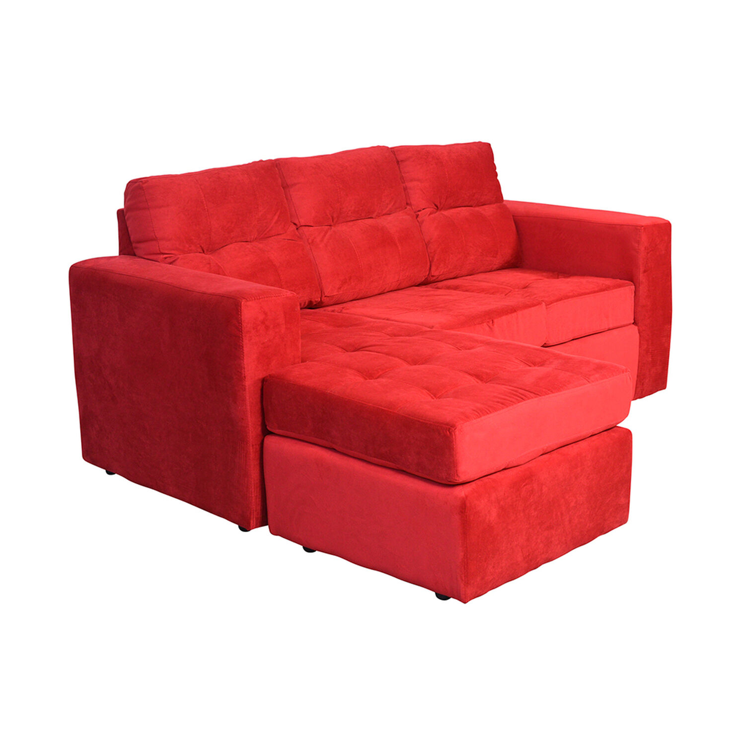 Sof&aacute; Casa Ideal Rodas / 3 Cuerpos + Pouf image number 2.0