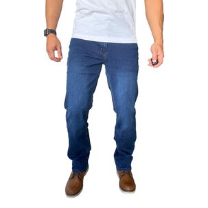 Jeans Elasticados Straight Fit Semirectos
