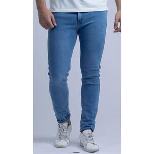 Jeans Tiro Medio Straight Slim Hombre Hummer