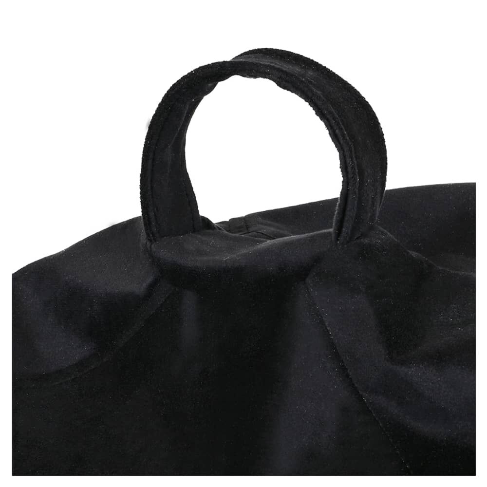 Pouf Pera Infantil Negro Felpa 60x50x50 Cm M&aacute;xima Design image number 2.0