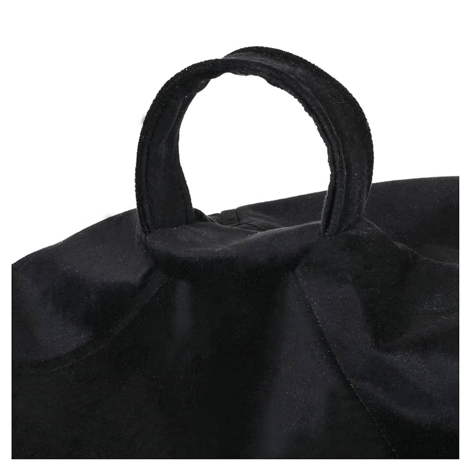 Pouf Pera Infantil Negro Felpa 60x50x50 Cm M&aacute;xima Design image number 2.0