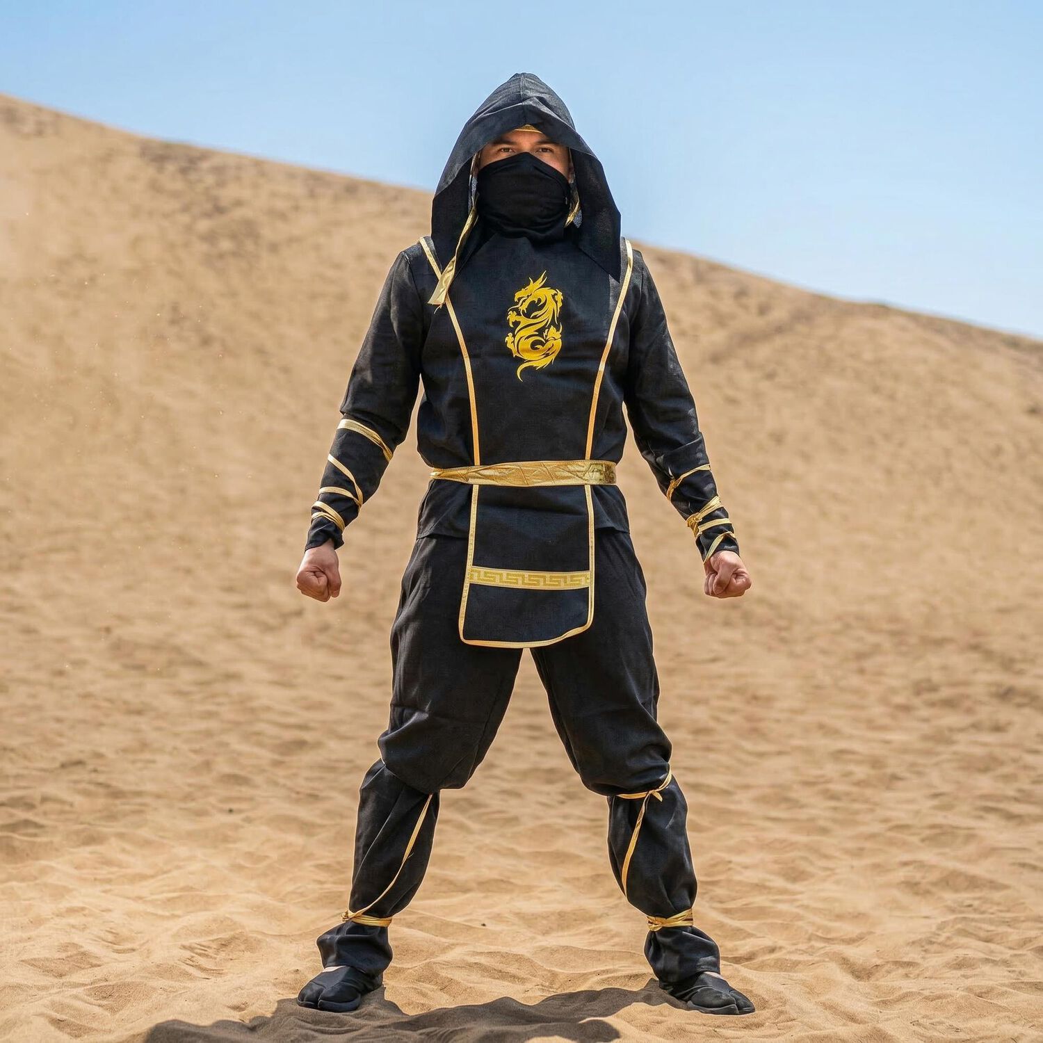 Disfraz Premium Ninja Dragon Esqueleto Camuflaje Infantil image number 25.0