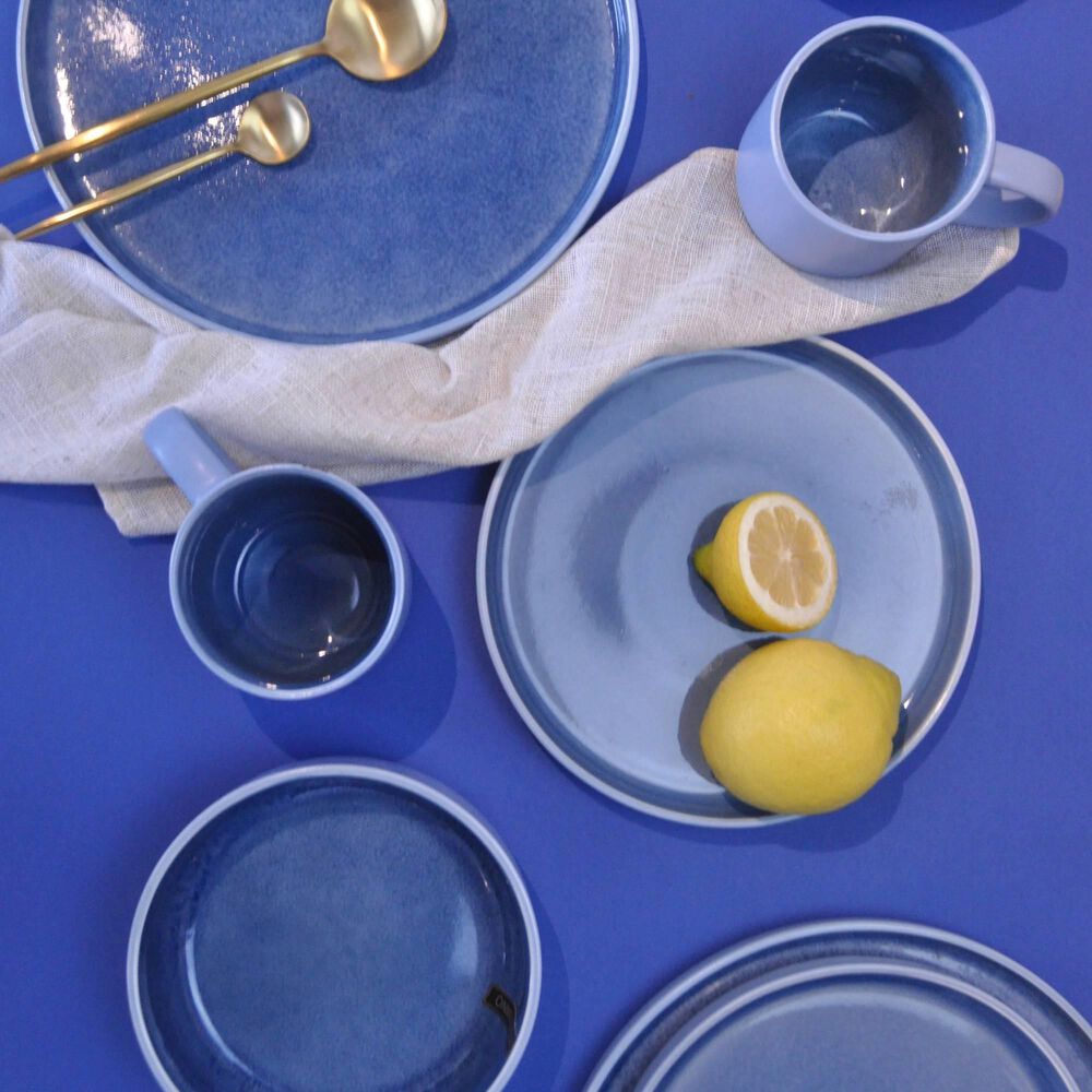 Juego De Loza 24 Piezas Vajilla Cer&aacute;mica Santorini image number 2.0