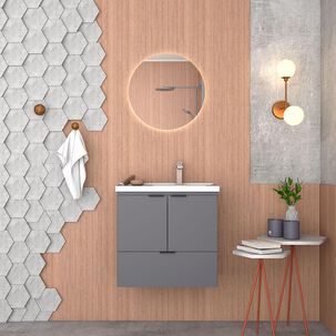 Vanitorio Vekkahome Lis Grey / 2 Puertas