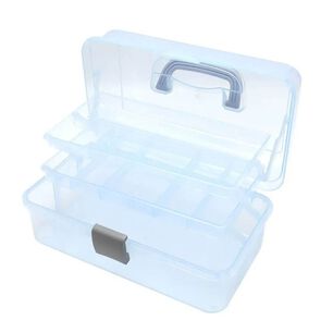 Caja Organizadora Grande Herramientas 3 Niveles Con Asas 30x14